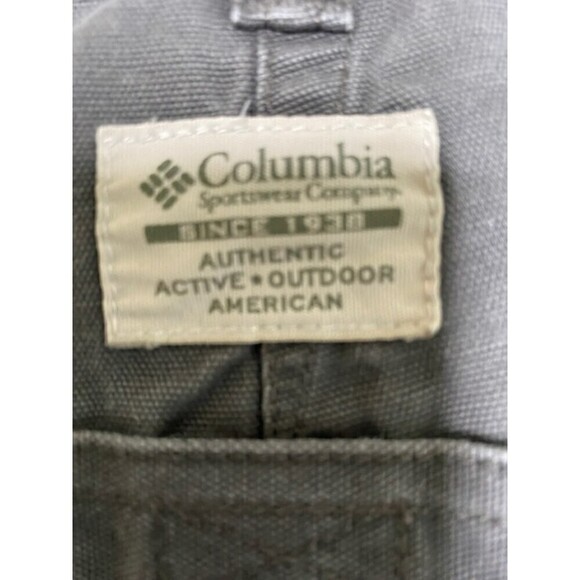 Columbia Mens Gray Shorts Sz 42 100% Cotton EUC - Picture 4 of 4